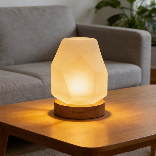 Facet Glow Bedside Lamp