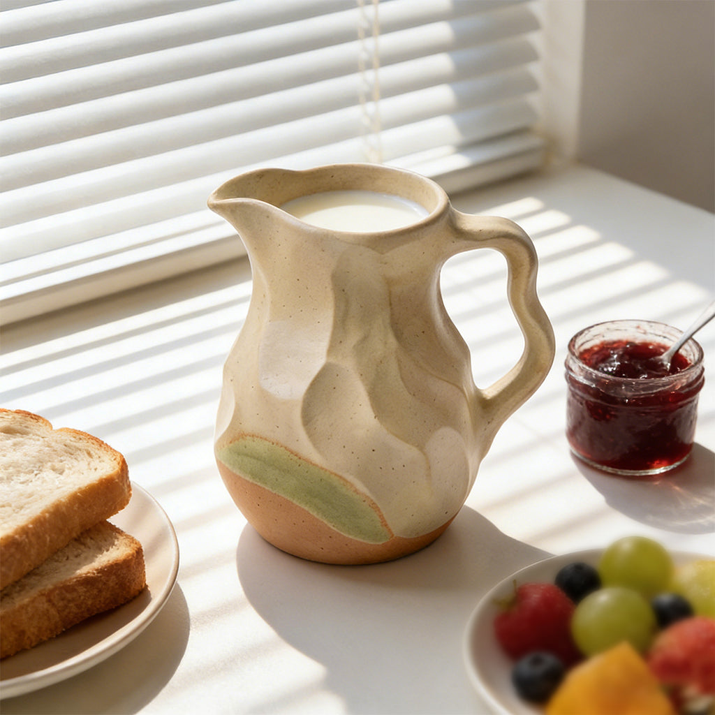 Sage Sandstone Creamer Pitcher