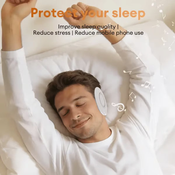 Ultra-Thin Bluetooth Pillow Speaker with Bluetooth 6.0 - Bone Conduction Technology