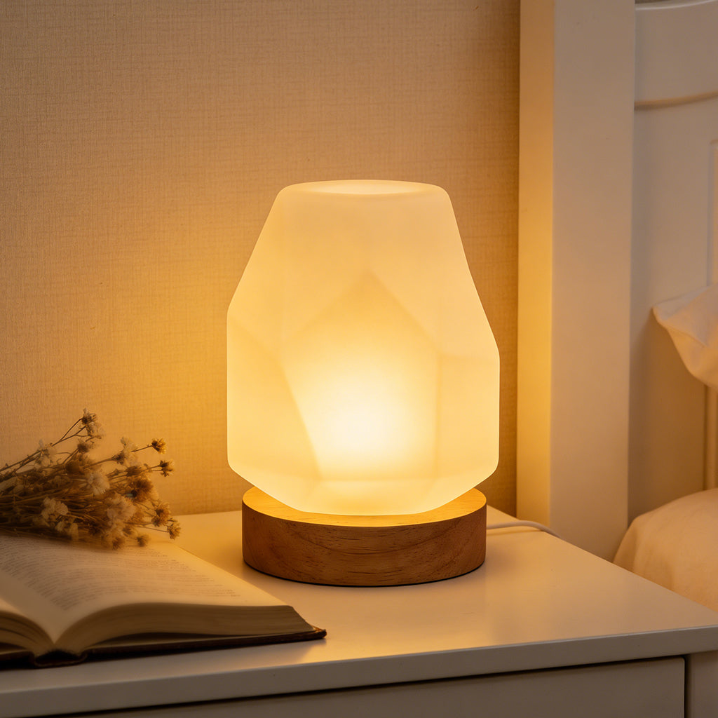 Facet Glow Bedside Lamp