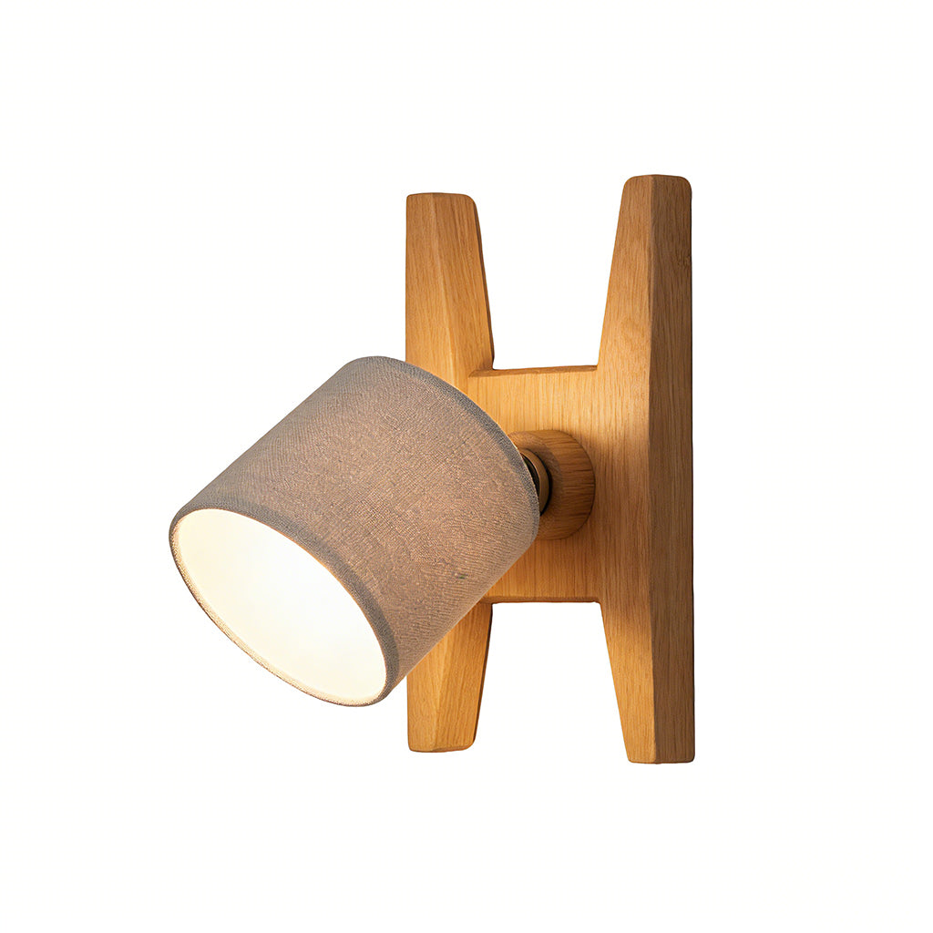 Adjustable Wood Wall Sconce