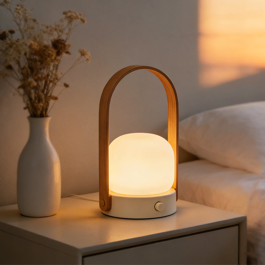 Oak Handle Glow Lantern