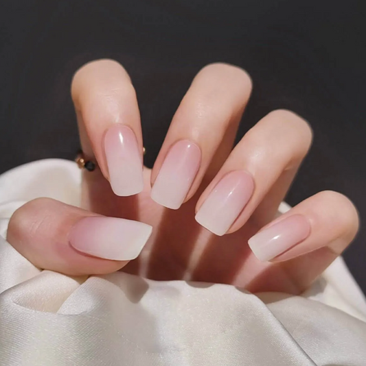 NUDE GRADIENT SEMICURED UV GEL NAIL STICKERS KIT