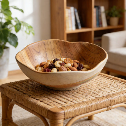 Woodgrain Earth Pasta Bowl