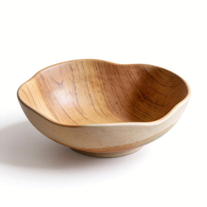 Woodgrain Earth Pasta Bowl