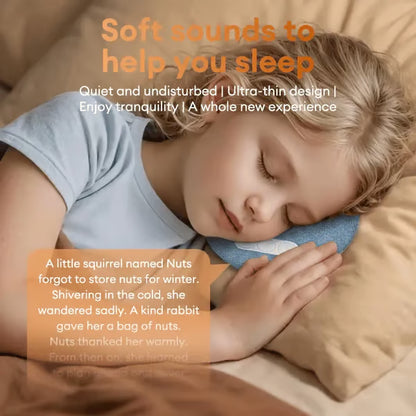Ultra-Thin Bluetooth Pillow Speaker with Bluetooth 6.0 - Bone Conduction Technology