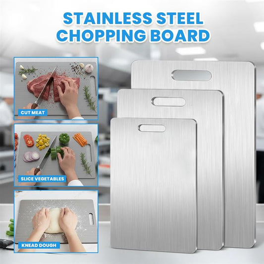 Stainless Steel Chopping Board (M/L/XL Sizes)