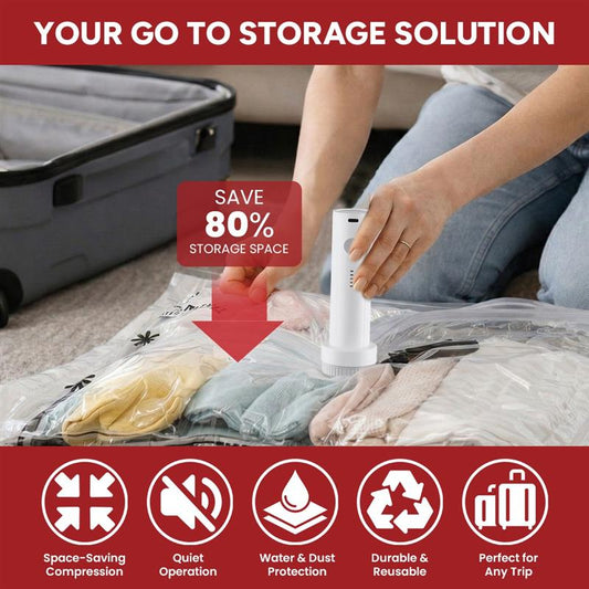 VarietyNana Cordless Vacuum Storage Compression Bag Set