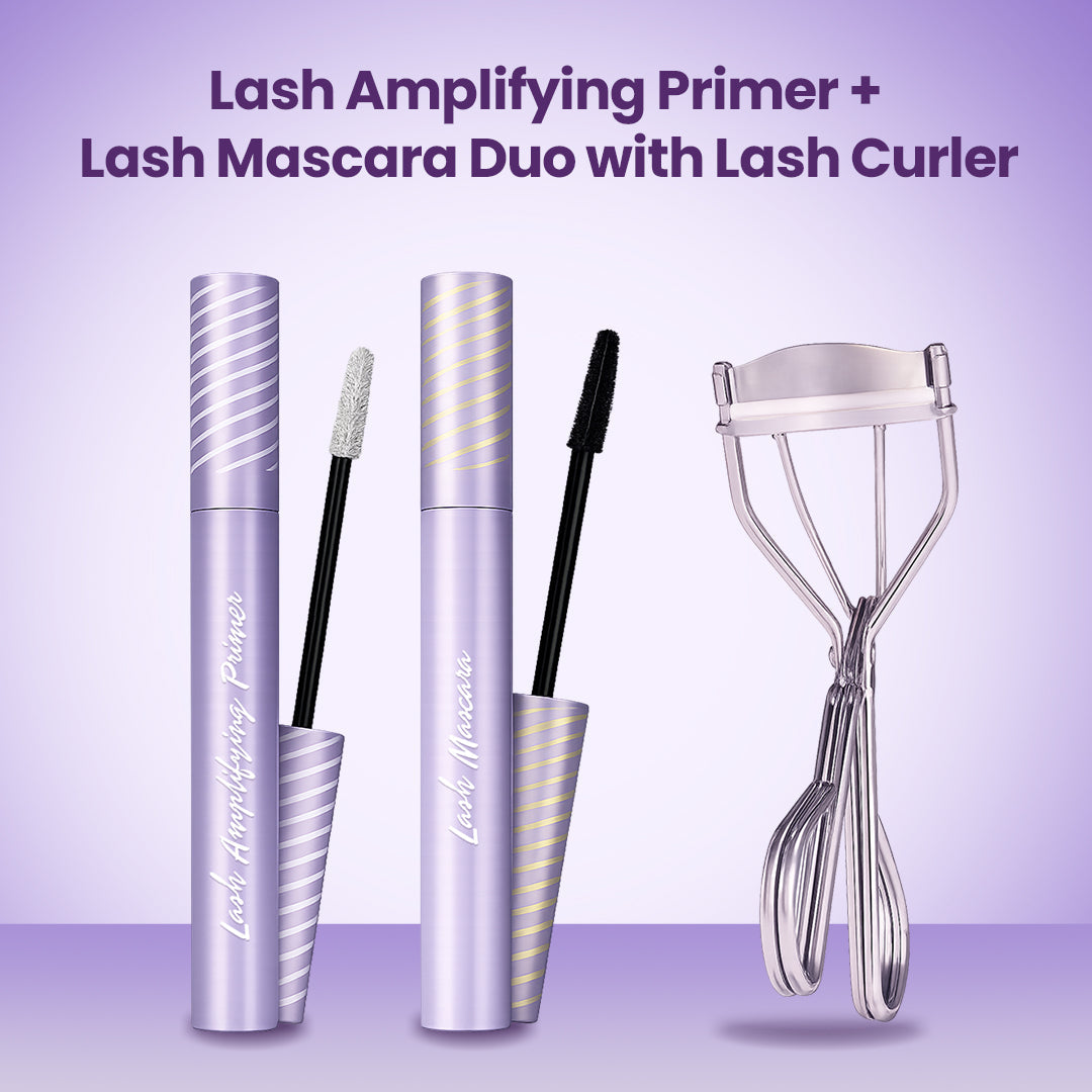 Lash Amplifying Primer + Lash Mascara Duo with Lash Curler 💖