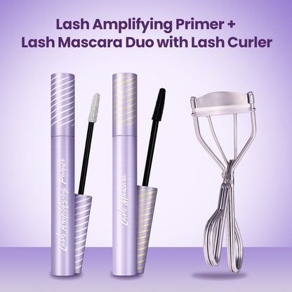 Lash Amplifying Primer + Lash Mascara Duo with Lash Curler 💖
