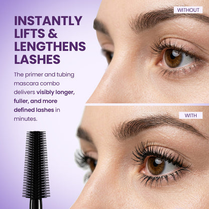 Lash Amplifying Primer + Lash Mascara Duo with Lash Curler 💖