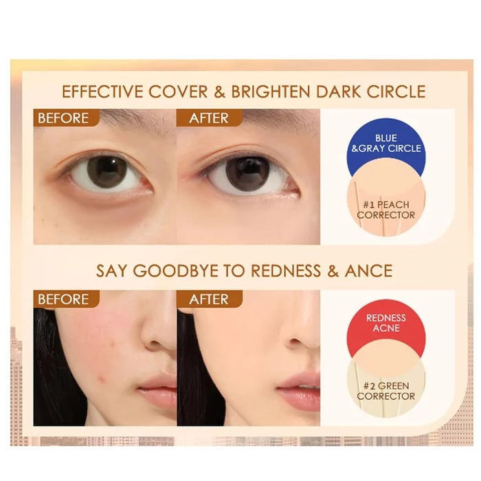 Foundation + Concealer for Flawless Coverage