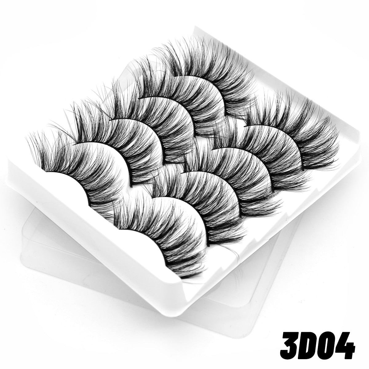 5 Pairs Lashes  Mink Lashes Faux Eyelashes