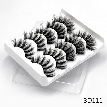 5 Pairs Lashes  Mink Lashes Faux Eyelashes