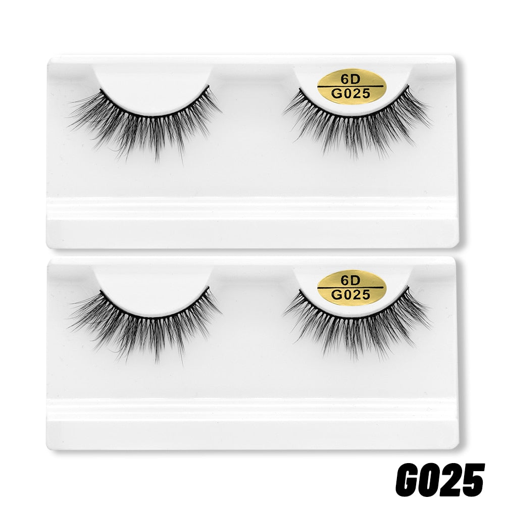 5 Pairs Lashes  Mink Lashes Faux Eyelashes