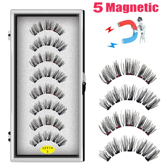 3D Magnetic False Eyelashes