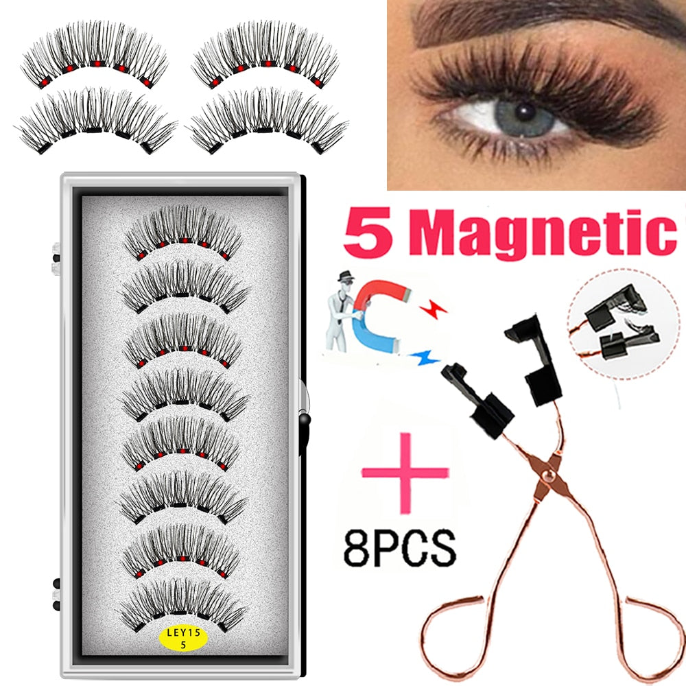 3D Magnetic False Eyelashes